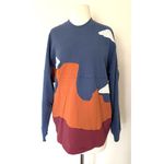 Spirit Jersey  Badlands Patchwork Oversized Cotton Unisex Sweatshirt Sz S Photo 1