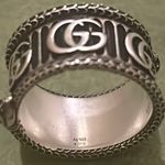 Gucci Silver Marmont Snake Ring with Double G AG925 Photo 2