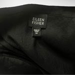 Eileen Fisher EILEEN‎ FISHER Women's Silk Elegant Black Button-Down Shift Dress Medium | GUC Photo 3