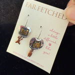 Raining Cats & Dogs Silver Earrings NWT Photo 0