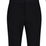 Burberry black Tailored Pants size 12, Medium Waist, Hook And Zip Closure, Side Satin Band, Photo 1