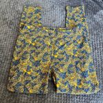LuLaRoe  Beauty and The Beast Yellow & Blue Leggings Tall & Curvy EUC #4155 Photo 1