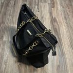 Tahari  Black Tote with Gold Accents Photo 2