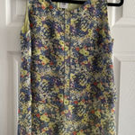 CAbi Positano Small Blouse 5041 Layered Yellow Floral Top Cottagecore Spring Photo 0