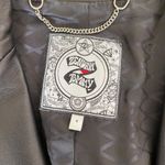 Tommy Hilfiger Zendaya - Tailored Leather Coat Blazer in Black Photo 2