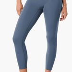 Spanx  Booty Boost 7/8 Leggings Womens Small Shaping Stretch SPANXshape Blue Photo 0
