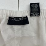 Valerie Stevens Vtg  Size PL Pants Petite Linen Straight Leg High Waist White Photo 4