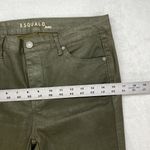 Esqualo Jeans Womens 8 Designer‎ Stretch wax coated green denim Photo 2