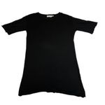 Knomadik by Daniel Patrick Crewneck Tunic Top Size Small NEW Cotton Minimalist Black Photo 0