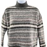 American Eagle  Outfitters Striped Mock Neck Turtleneck Long Sleeve Sweater XS Photo 45