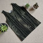 Chico's Chico’s Traveler Palm Print Tropical Tank Top Size Small Photo 3