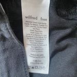 Wilfred Free WIFRED FREE Aritzia Tanit Black Denim Mini Jean Skirt Size 4 Raw Hem Grunge 90s Photo 9