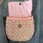 Crocheted Crossbody Bag Pink Photo 2