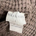 Yoli Otis Waffle Knit Bucket Hat Womens Size L Brown 100% Organic Cotton Size L Photo 1