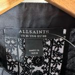 ALLSAINTS Prim Broderie Top in Black Size US 6 Photo 2