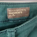 Nine West  Vintage America Green Matchstick Skinny Jeans Photo 7