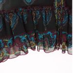 ECI New York Sheer Button Tunic Top Mini Dress Boho Y2K Ruffle Indie Size M Black Size M Photo 4