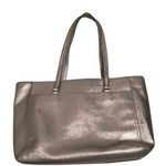 Tory Burch Rose Gold metallic ROBINSON Tote Bag Photo 1
