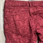 Free People Jacquard Cranberry Jeans Size 26 Photo 14