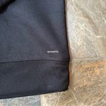 Mondetta  Collared Fleece Pullover Top NWT Women's Size Large Black Photo 2