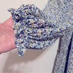 Bohme  floral chiffon tiered boho dress sz L fully lined Photo 8