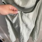 Forever 21 A Line Cowl Neck Mini Dress Mint Green Open Back Photo 5