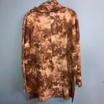 Zenana Outfitters tie dye cowl neck dolman sleeve tunic Oversized sweater Medium 730 Photo 5