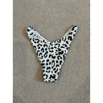 Aerie NWT  Leopard Super High Cut Cheekiest Bikini Bottom Women's Soft Muslin S Photo 3