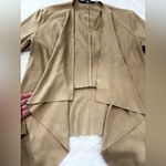 ZARA  Tan Long Sleeve Blazer Size XS Photo 4