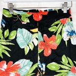 Tribal Floral Bright Shorts with front tie, NWT, $78 retail, Size XS w/stretch Black Photo 2