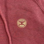 Hooey Veracruz Maroon with Aztec Pocket Hoodie Women's Size M Medium Western Red Photo 3