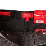 Lucky Brand Coca-Cola USA vintage 90s Black Gray Denim Jean cutoff shorts Photo 2