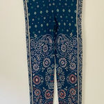 American Eagle  Outfitters Blue Knit Soft Pull On Skinny Leggings Size Small Photo 0