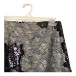 Free People NWT  Reversible Sequin Camo Mini Skirt Flip Sequins Camouflage - Sz 6 Photo 5