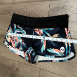 Roxy Endless Summer Fold Over Black Floral Swim Board Shorts Size Small Photo 8