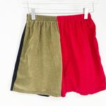 Urban Renewal Corduroy Color Block Pull On Shorts S/M Photo 2