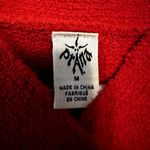 prAna  Chenille Sweater Long Sleeve knitted V-Neck Pullover Red Medium Photo 2