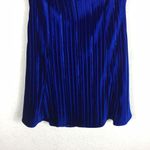 Majorelle  Revolve Skylar Cobalt Blue Velvet Off Shoulder Mini Dress Large Photo 9