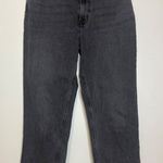 Abercrombie & Fitch The Ankle Straight Ultra High Rise Gray Wash Jeans Photo 0