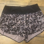 Athleta Running Free Printed Short Refracted Camo Athletic Quick Dry 3.5” Small Photo 0