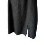 Abercrombie & Fitch  Women's L Black Mini‎ A-line Dress Cotton Blend Neutral Photo 2