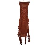 Windsor Moments Like This Dress Strapless Midi Ruffled Size Small Photo 2