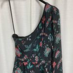 Derek Lam Black Floral One Shoulder Mini Dress Sz.36(US XS) Photo 13