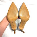 INC I.N.C Silver D’orsay Rhinestone Pointed Toe Pumps Heels Shoes Size 9 Photo 8