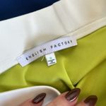 English Factory  Green Blue White Striped Mini Skirt Size Small Photo 3