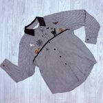 Vintage Victoria jones black button front long sleeve Halloween shirt pumpkin PS White Size undefined Photo 0