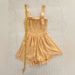 Hollister Smocked Open Back Romper - Golden Yellow - S Photo 9