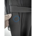 Calvin Klein Black Blouson Sleeve Belted Ankle Length Crewneck Jumpsuit Office 4 Photo 7