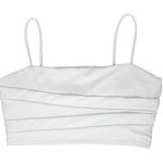 Olivaceous  White Cropped Tank Top NWT Size Medium White Crop Top Photo 0