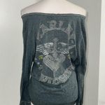 Harley Davidson  Grey Embezzled Long Sleeve Photo 1